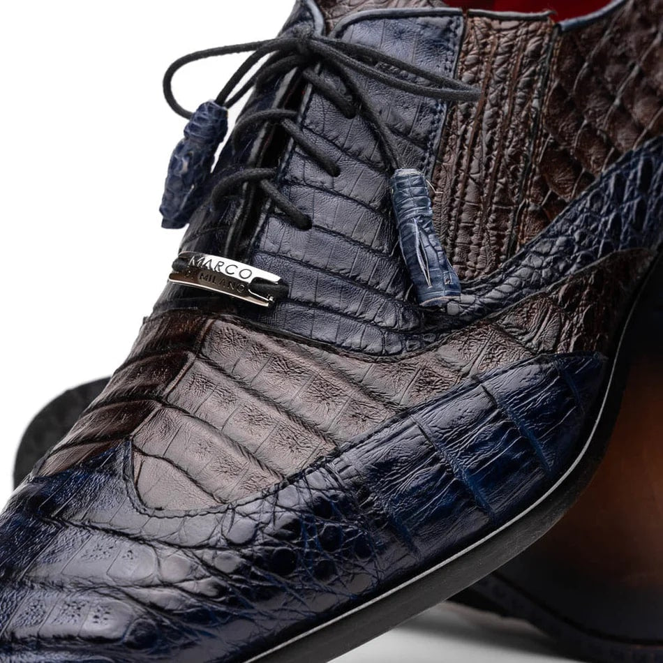 Luciano Exotic Crocodile Wingtip Oxfords
