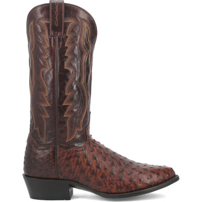 Dan Post Pershing Brown Ostrich Cowboy Boot