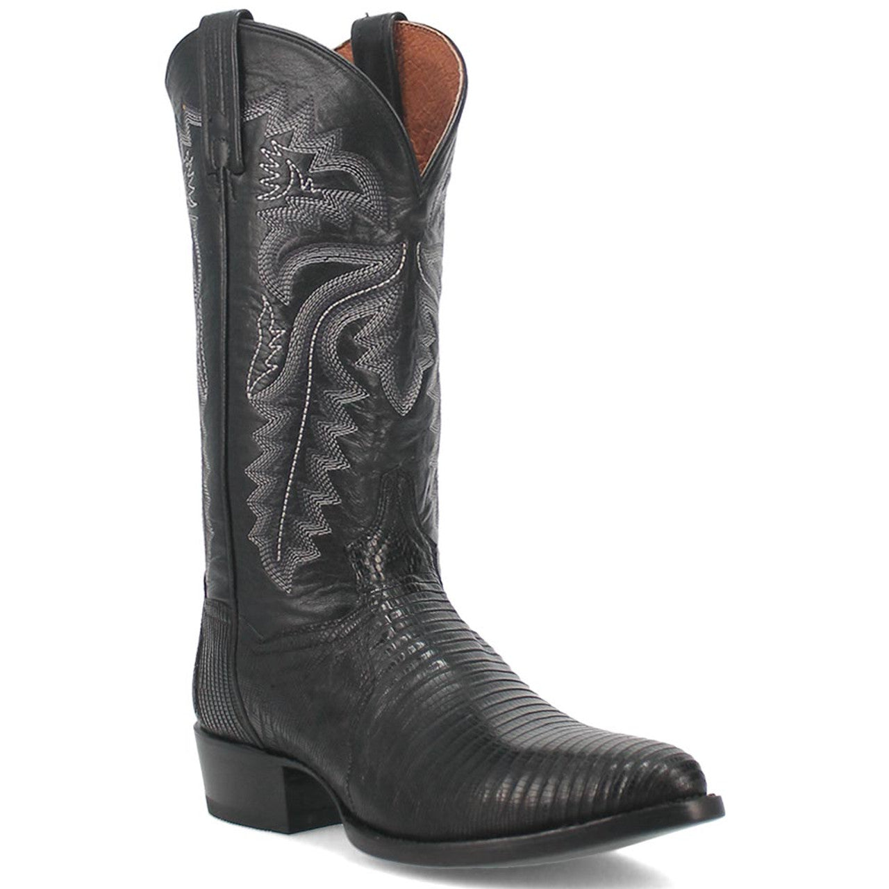 Winston Black Lizard Western Boot by Dan Post