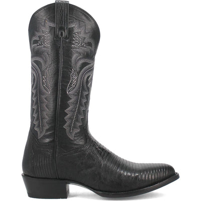 Winston Black Lizard Western Boot by Dan Post
