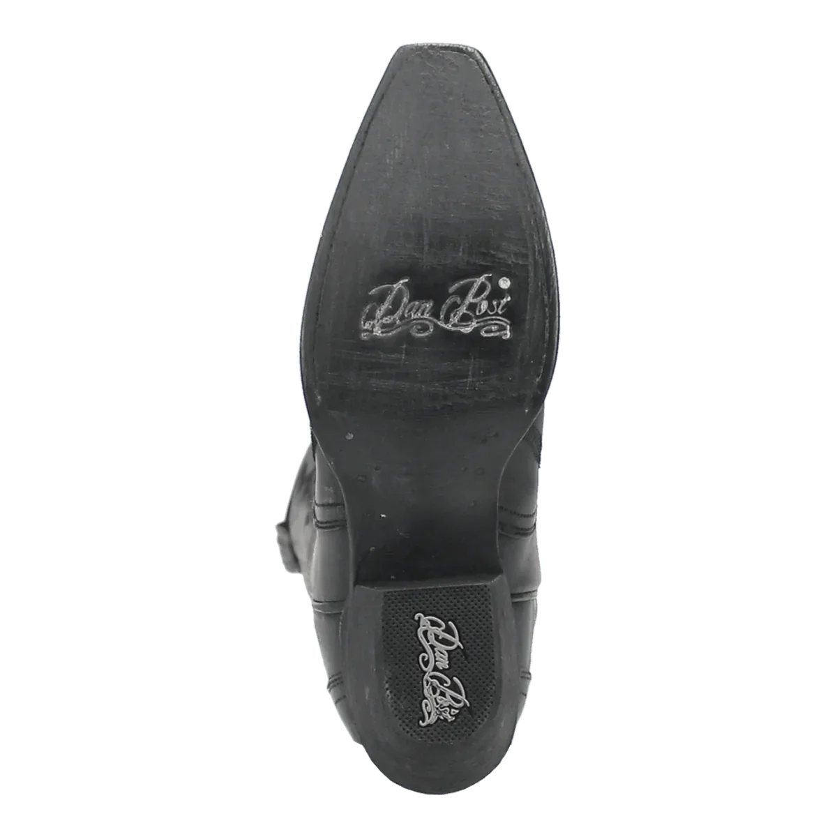 Dan Post Hallie Tall Snip Toe Boots Black