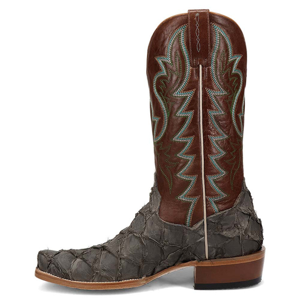 Dan Post Men's Riggs Pirarucu Skin Cutter Style Toe 13" Boots