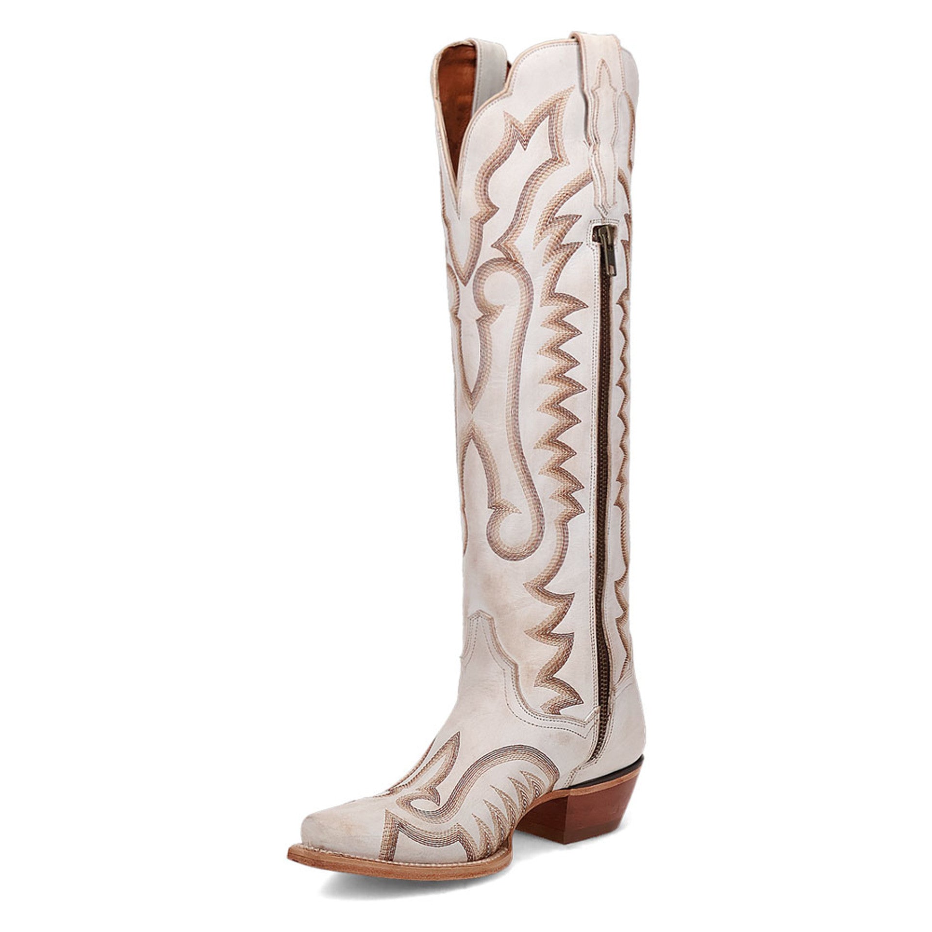Dan Post Western White Josie Tall Boots Women