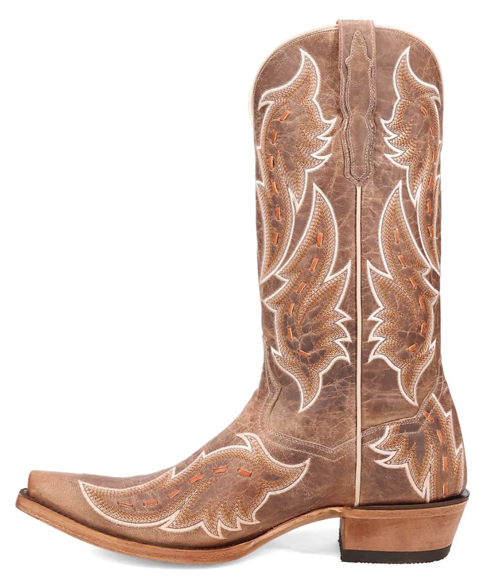 Dan Post Women's Racer Boot in Tan Leather