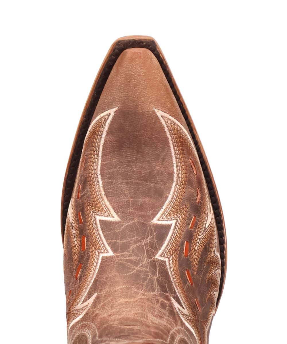 Dan Post Women's Racer Boot in Tan Leather