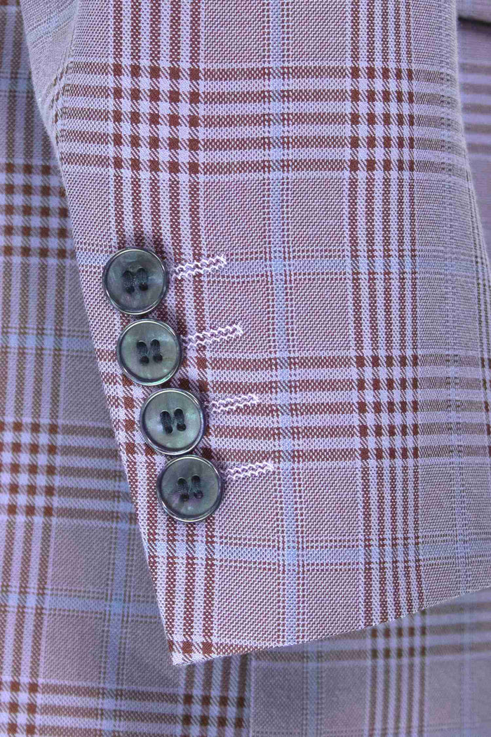 Alexander Light Purple Double Breasted 2 Piece Suit