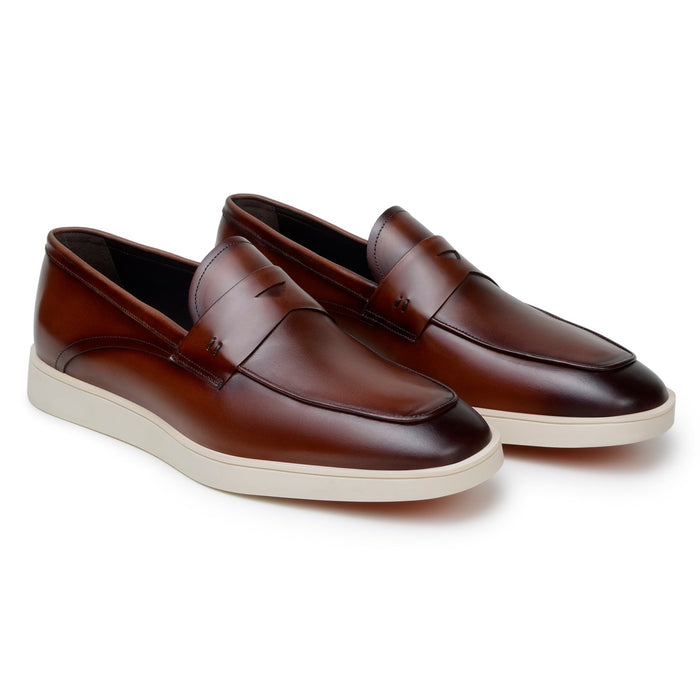 Belvedere Maurizio Cognac Genuine Crocodile Dress Shoe