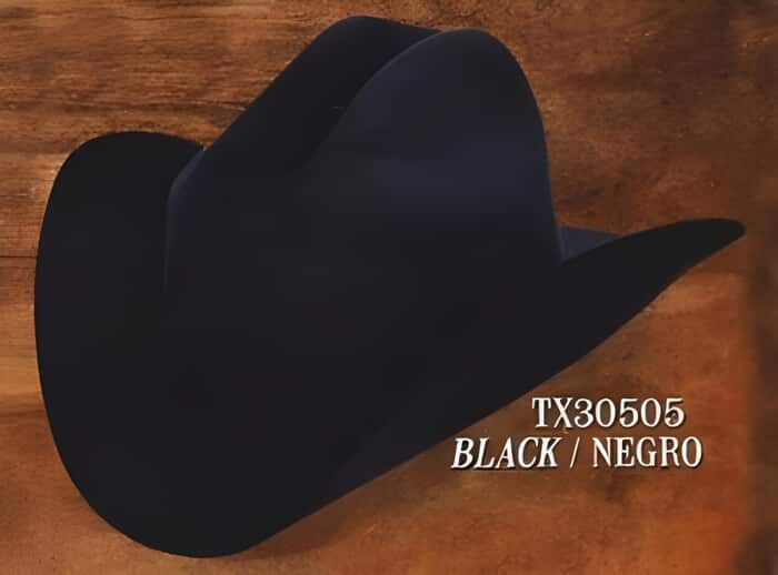 Dark color black western hat tejanas 4X Felt Hats