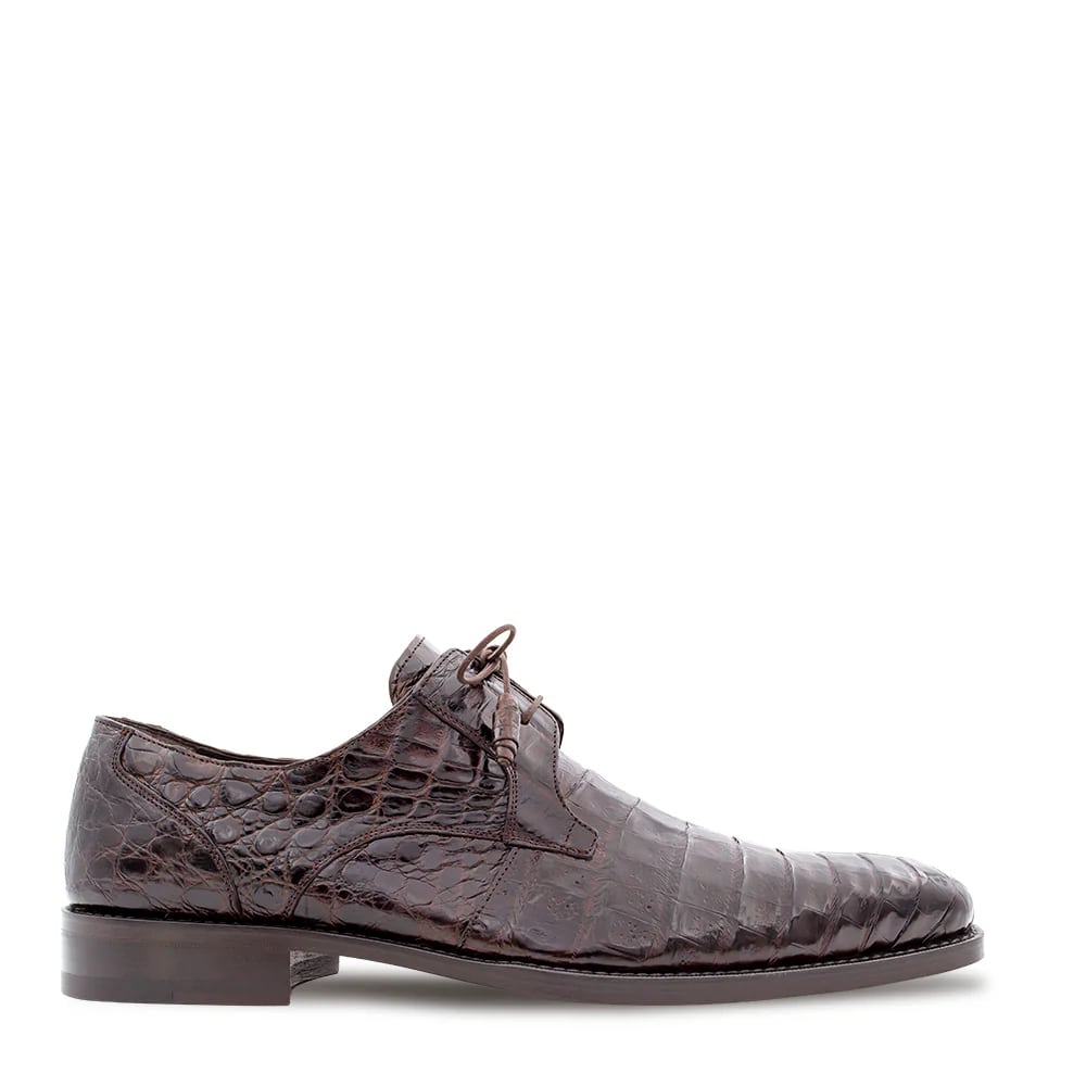 Mezlan Men's Crocodile Lace Up Anderson Shoes