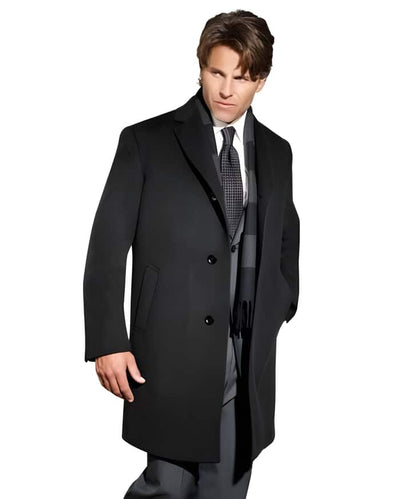 90% Wool Sports Coat Dark Charcoal Overcoat