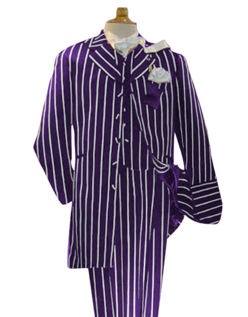 1920s Gangster Pinstripe Men's Suit