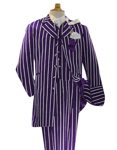 1920s Gangster Pinstripe Men's Suit