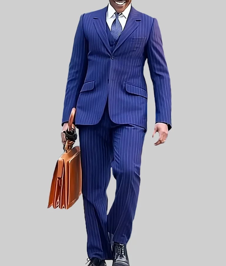 Doctor Who Ncuti Gatwa Stripe Suit 3 Piece