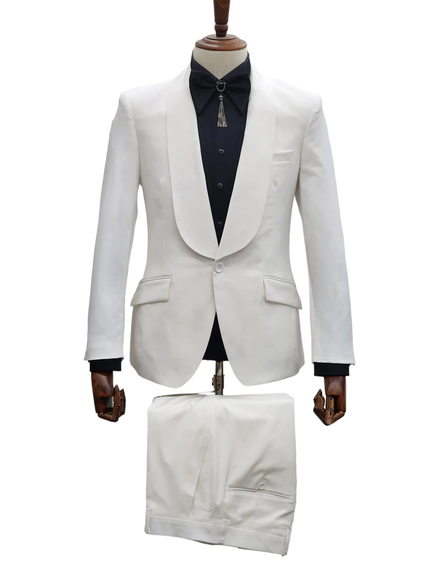 Ivory Tuxedo - 2 Piece Off White Groom Suit