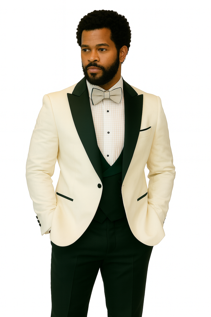 Hilton Paisley Peak Lapel Tuxedo Set