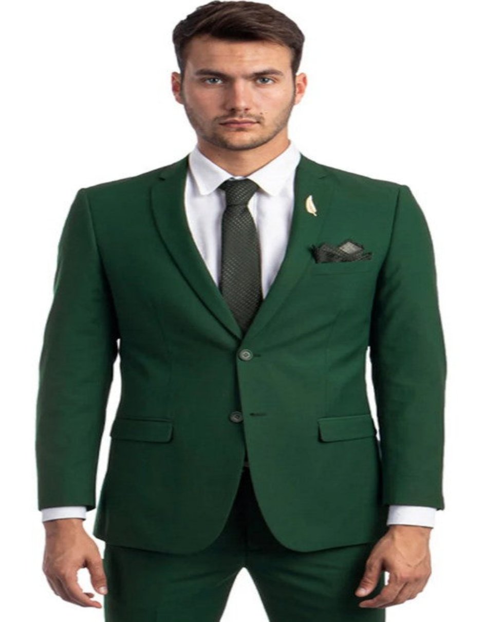 Emerald Green Slim Fit Wedding Suit
