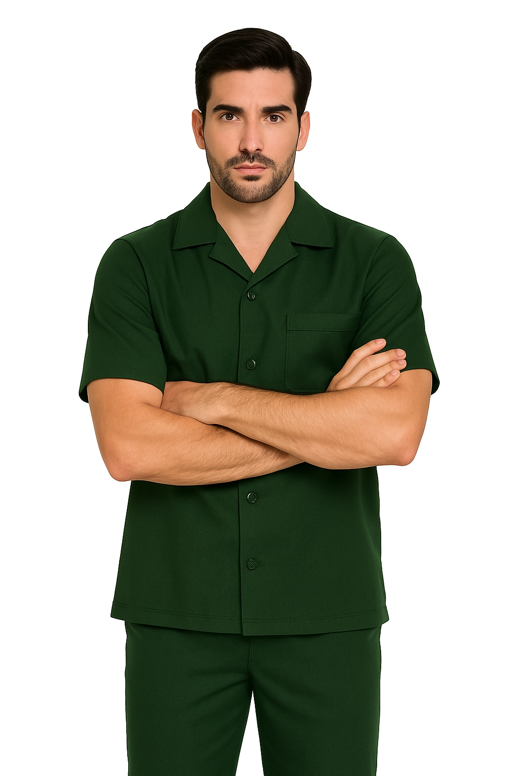 Emerald Green Walking Suit 