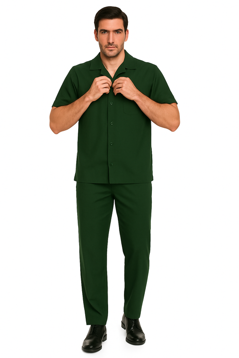 Emerald Green Walking Suit 