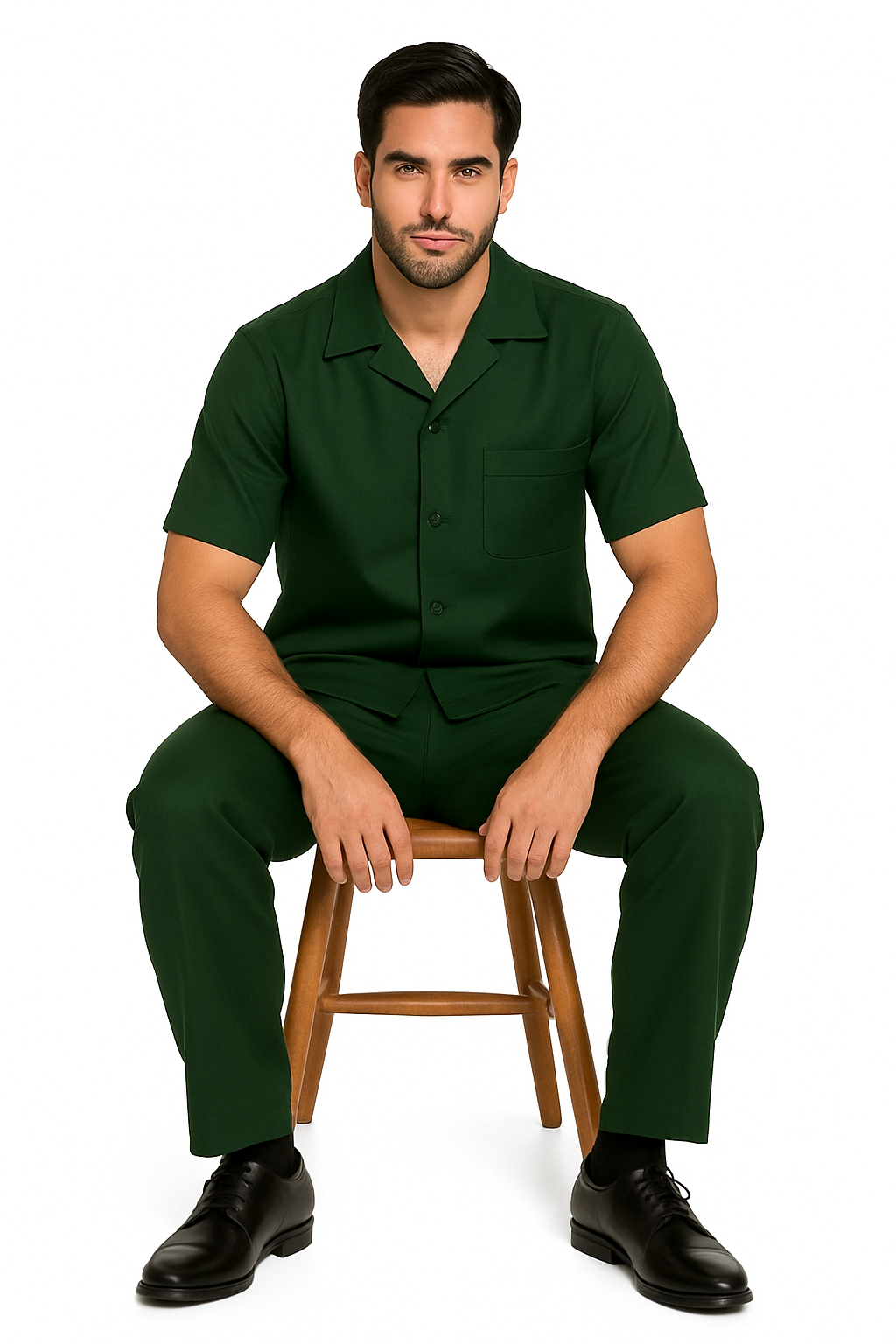 Emerald Green Walking Suit 
