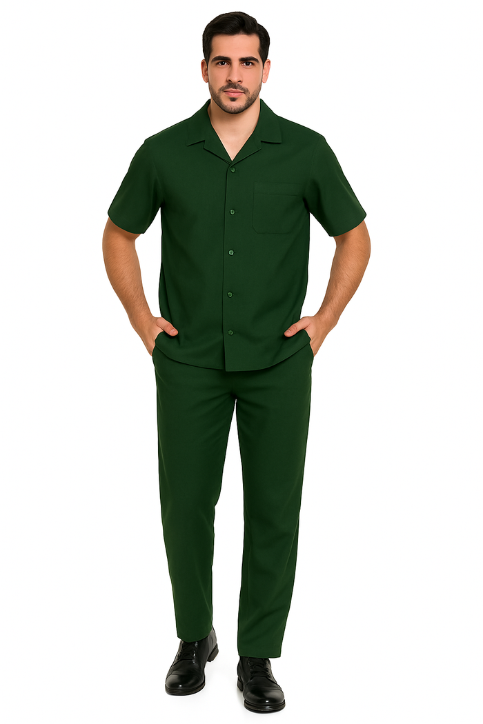 Emerald Green Walking Suit 