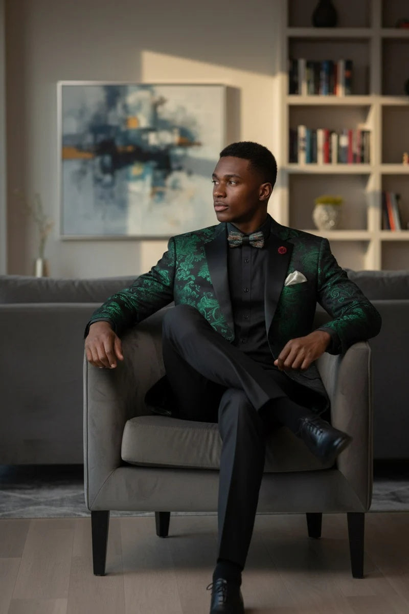 Emerald Tuxedo Jacket