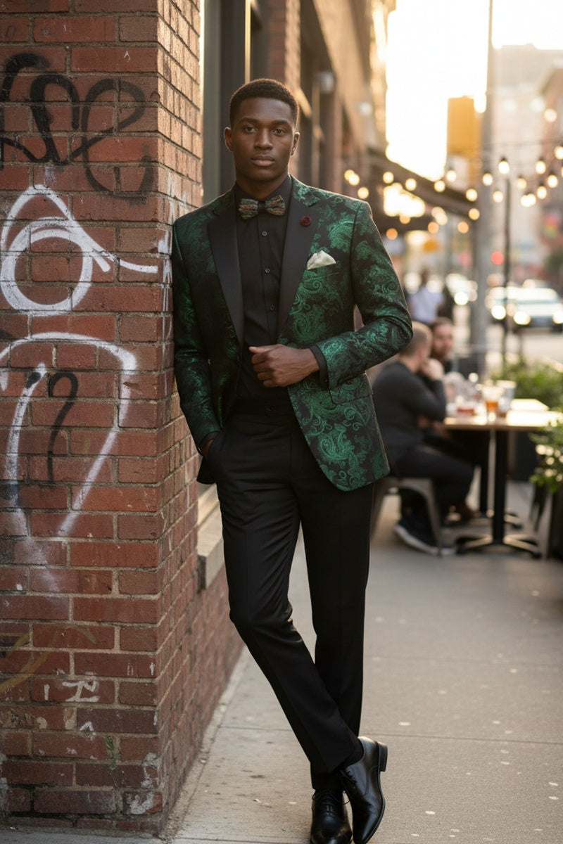 Emerald Tuxedo Jacket