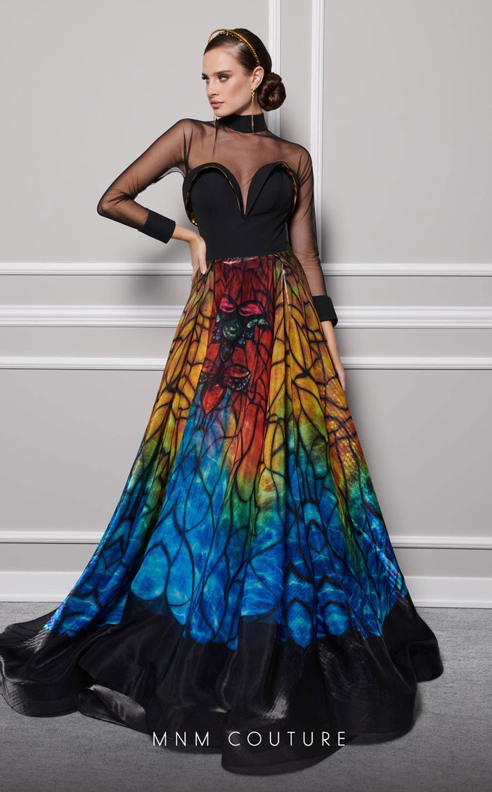 Fouad Sarkis F02825 Long Black Dress