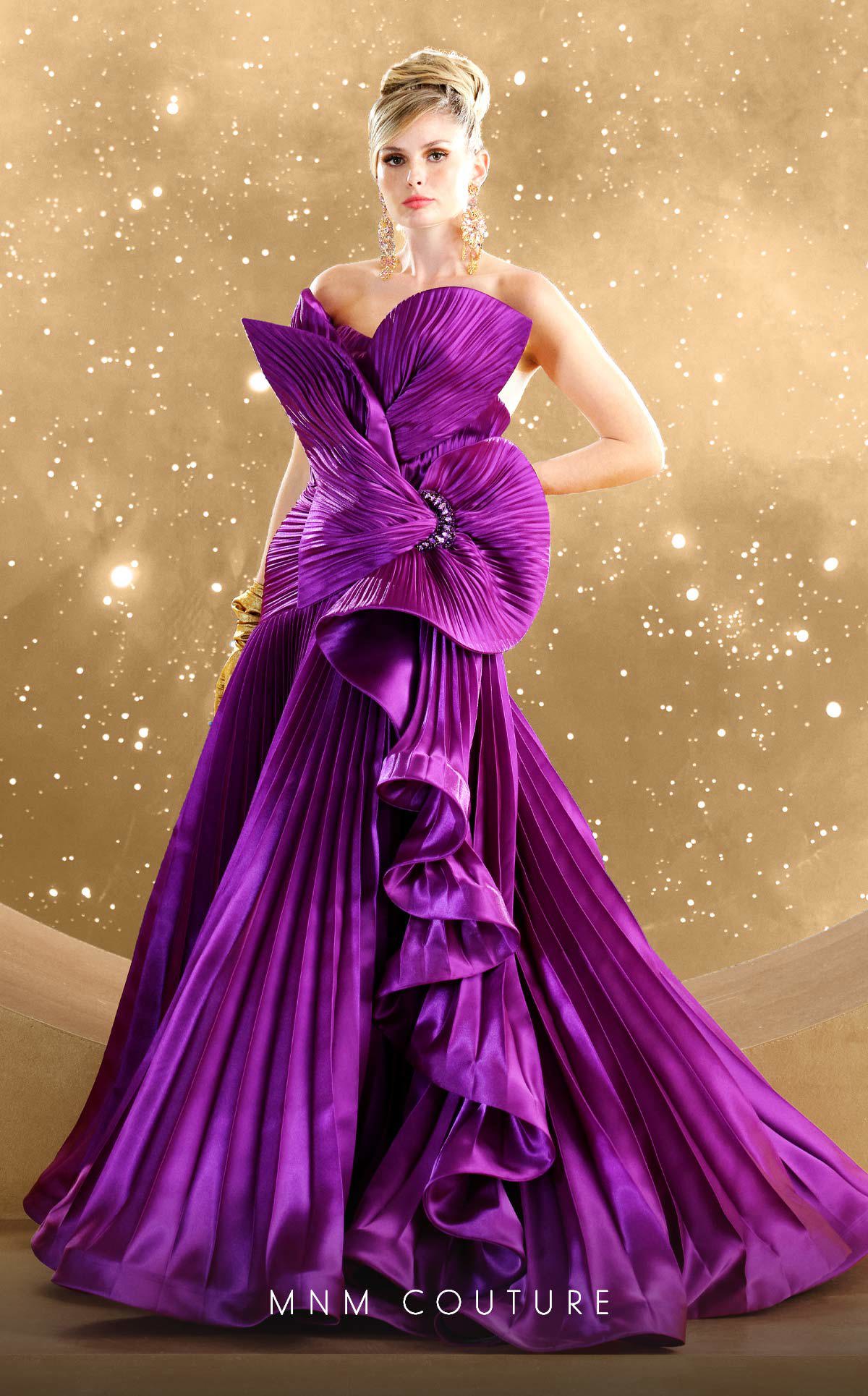 Fouad Sarkis F02867 Elegant Evening Gown