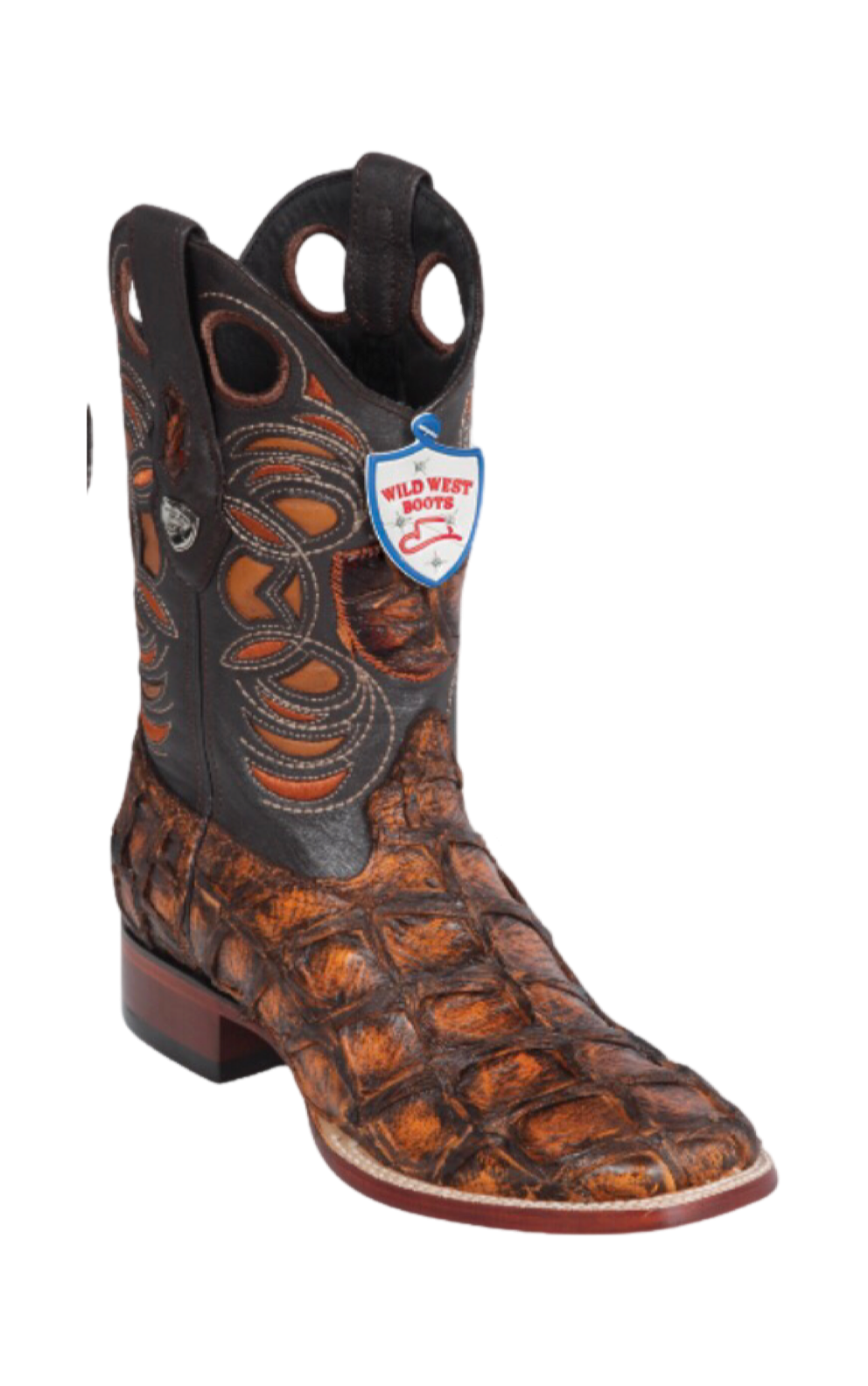 Bota de Pirarucu Original Square Toe by Wild West