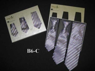 Fabric Protector With Stain Resistant Mytie Purple Father And Sons Matching Ties Set - Men's Neck Ties - Mens Dress Tie - Trendy Mens Ties