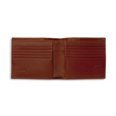 Alligator Hipster Wallet in Cognac