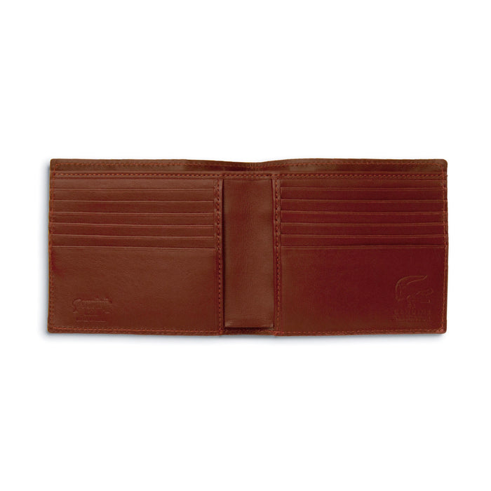 Alligator Hipster Wallet in Cognac