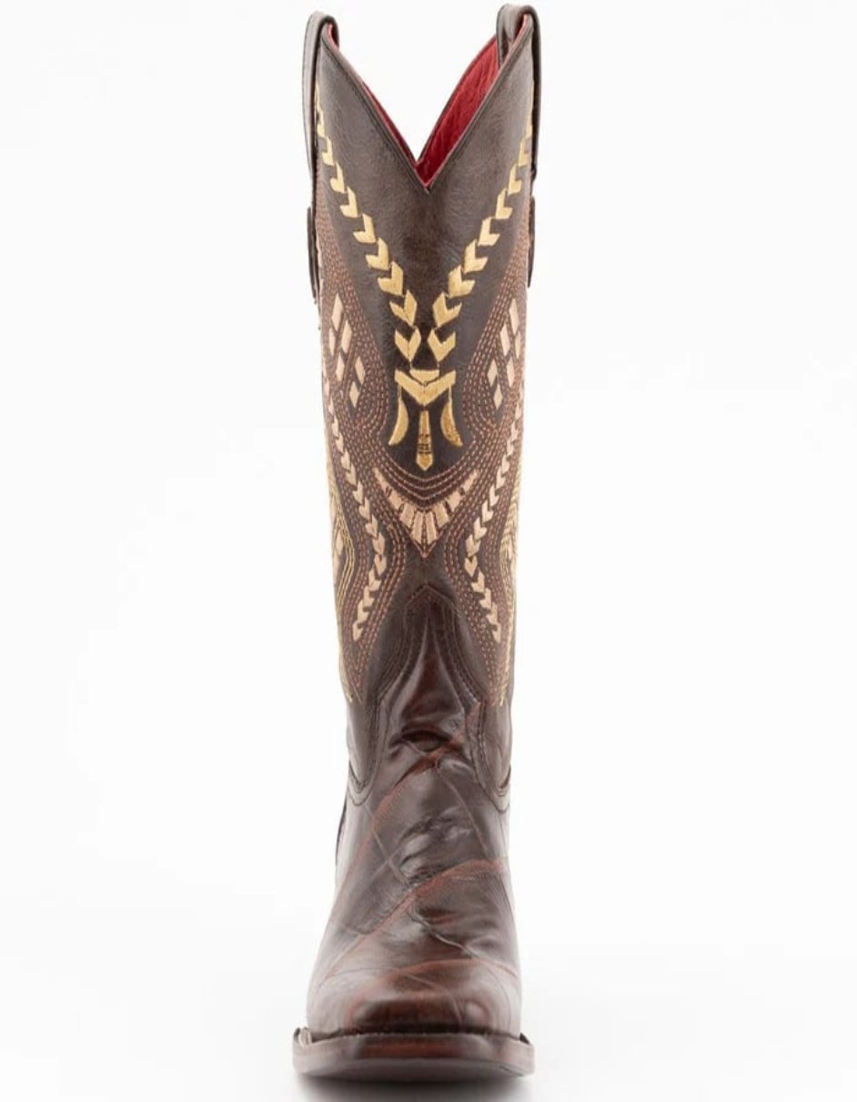 Ferrini Jesse Alligator Print Square Toe Boots