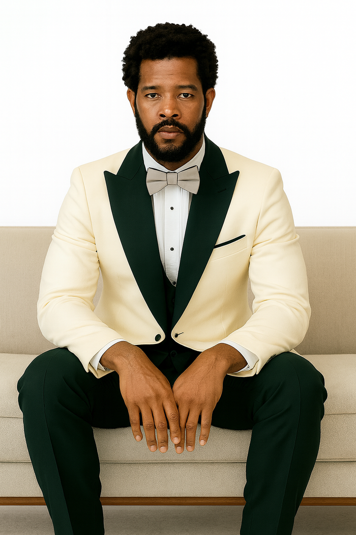 Hilton Paisley Peak Lapel Tuxedo Set