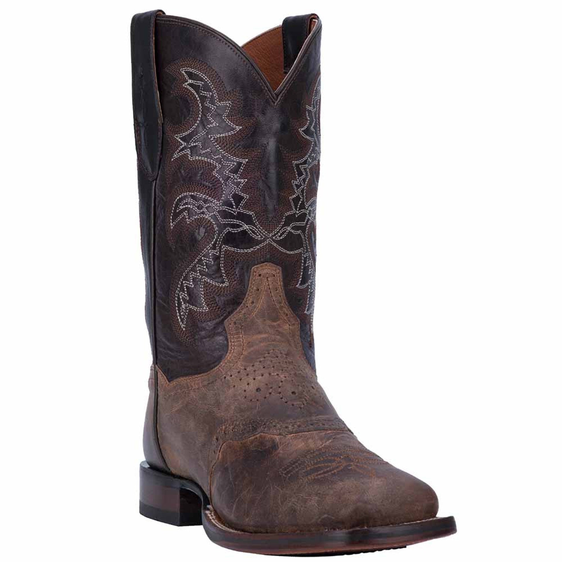 Franklin Broad Square Toe Leather Boot