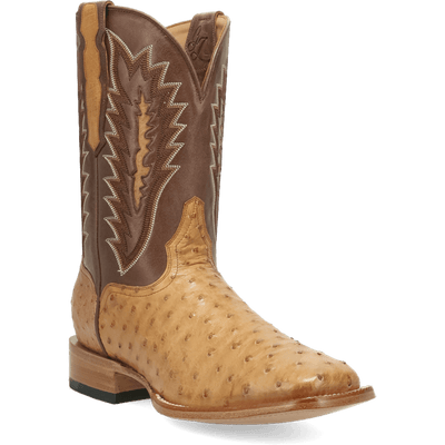 Dan Post Brannan Ostrich Boot - Full Quill Luxury