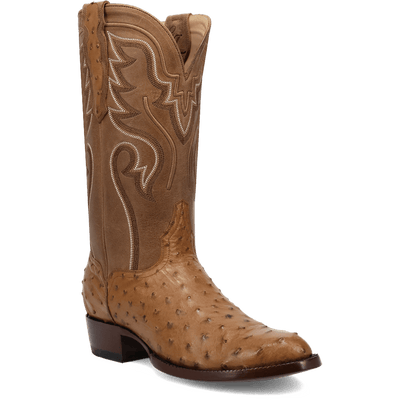 Dan Post Stanford Full Quill Ostrich Boot - Luxury Western Style