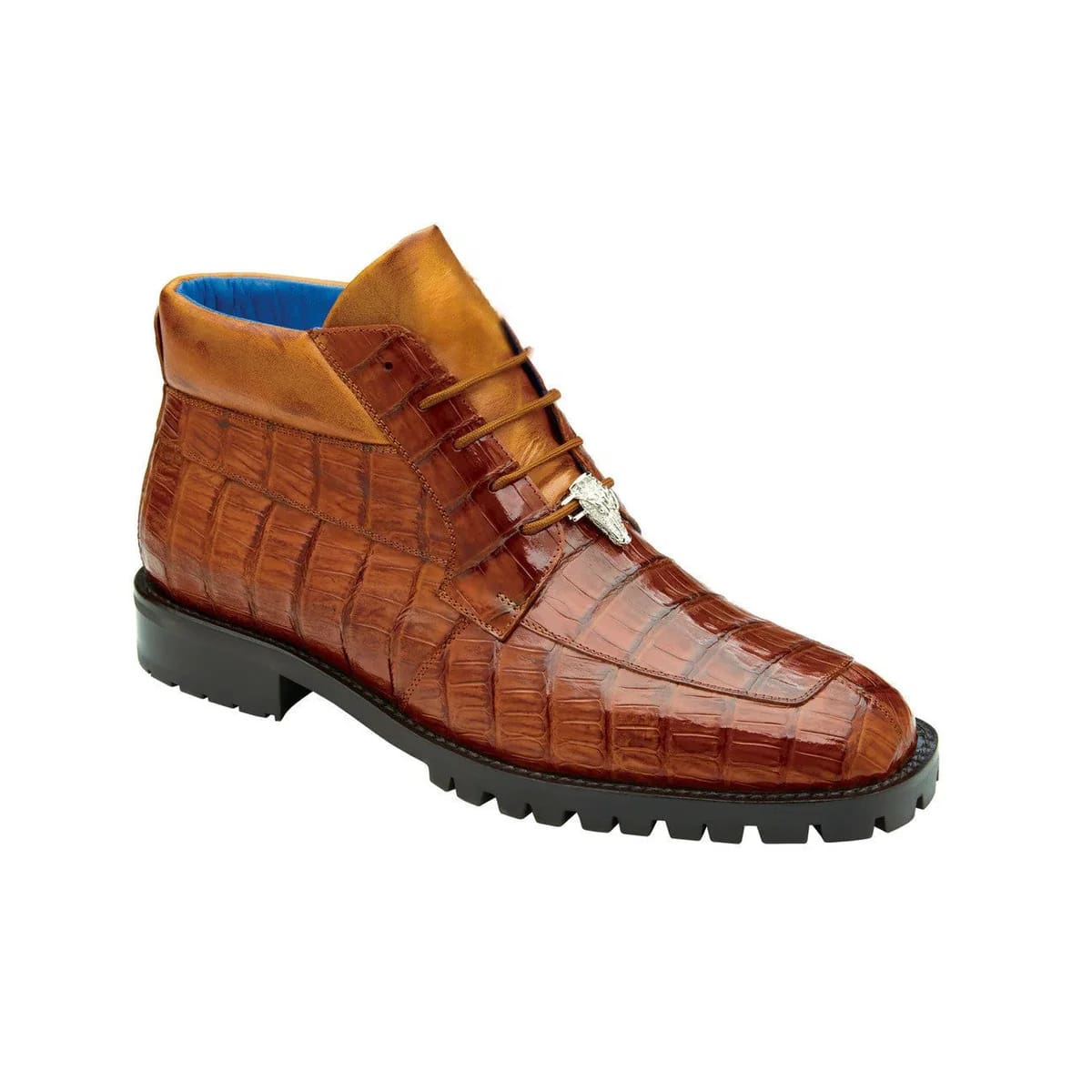 Belvedere Gallardo Caiman Crocodile Derby Boots