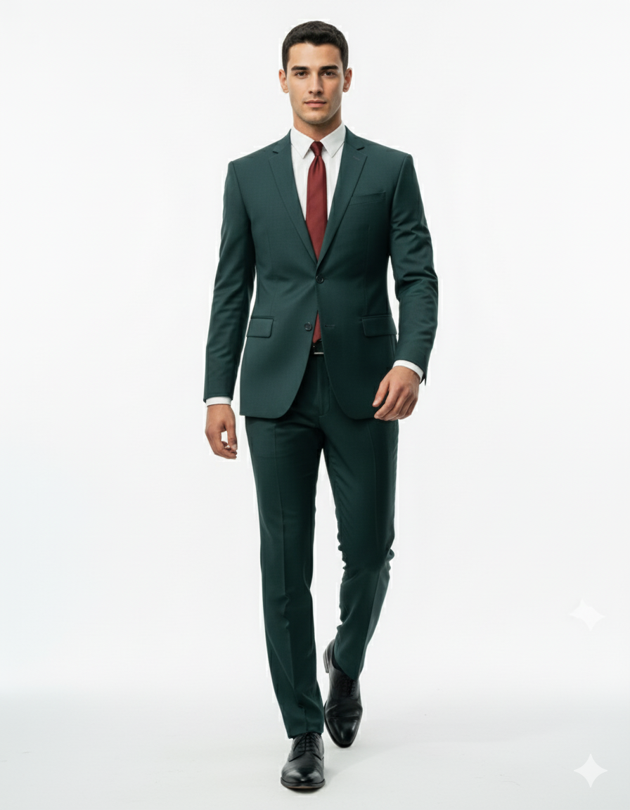 Men's Hitman Agent 47 Black 2 Button Suit +Free Shirt And tie