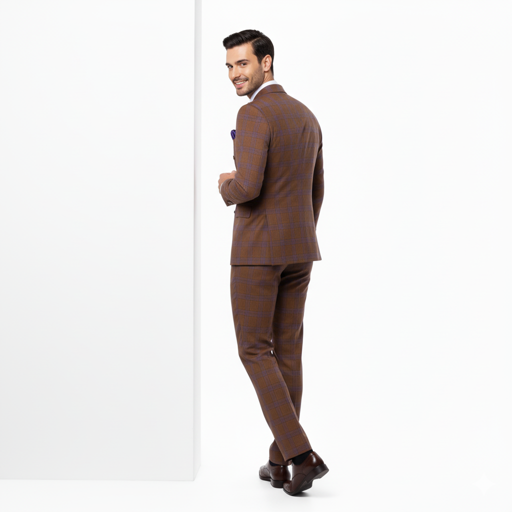 Rossi Man Milano RM1794 Modern Double Breast Suit