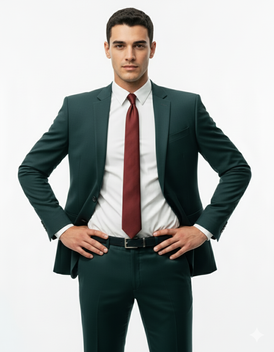 Men's Hitman Agent 47 Black 2 Button Suit +Free Shirt And tie