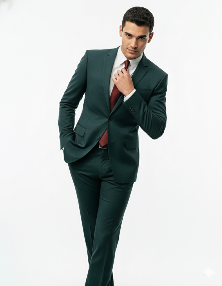 Men's Hitman Agent 47 Black 2 Button Suit +Free Shirt And tie