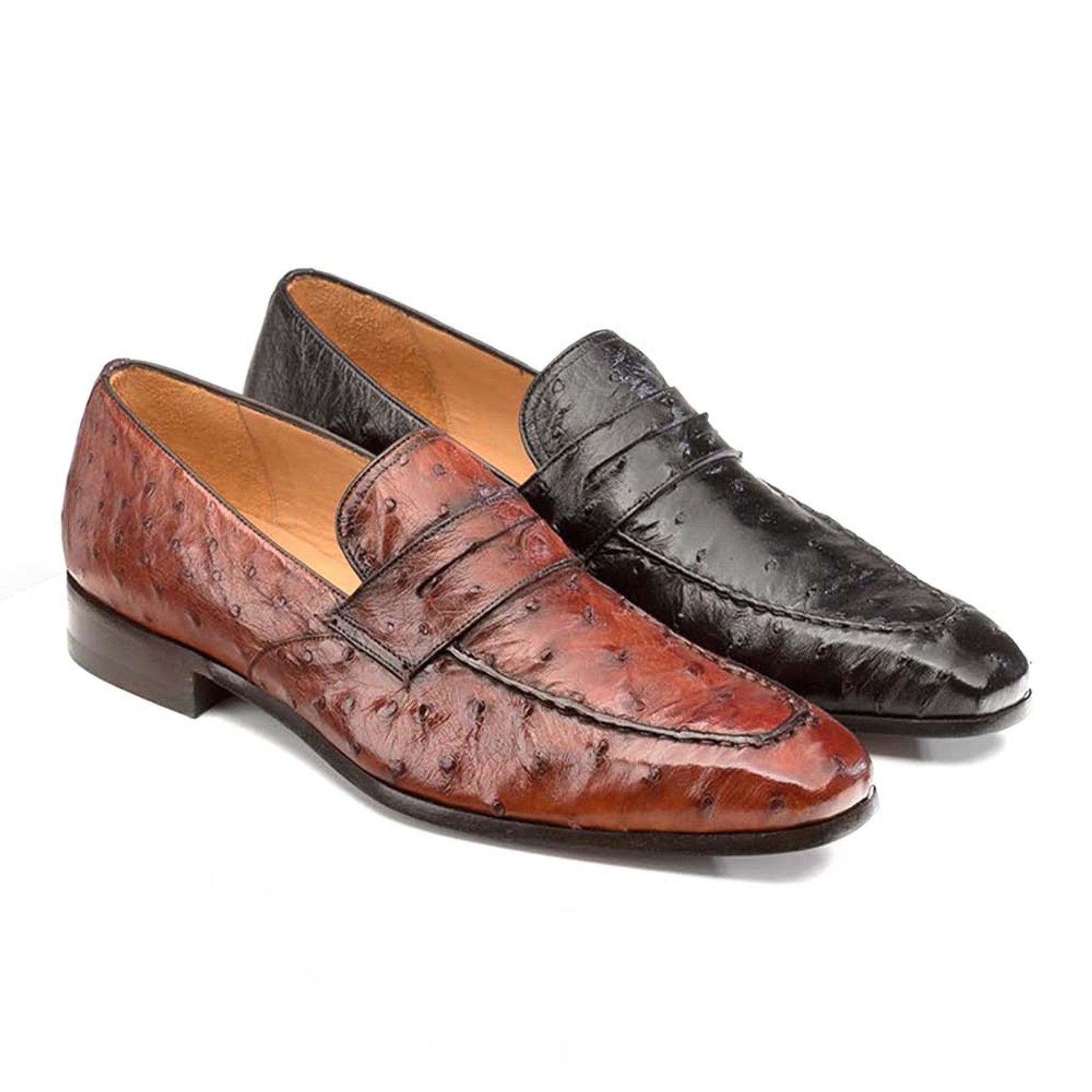 Lisbon Genuine Ostrich Slip On by Mezlan