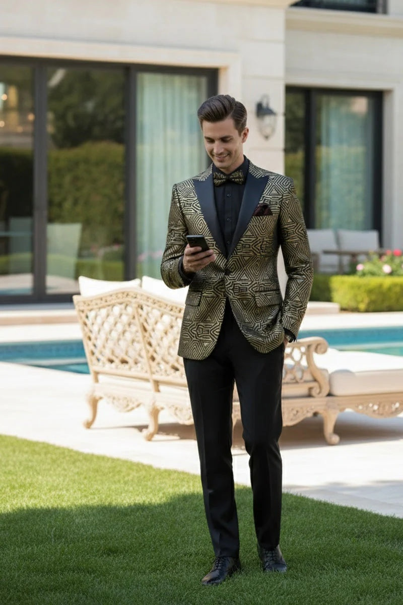 Gold Tuxedo Jacket