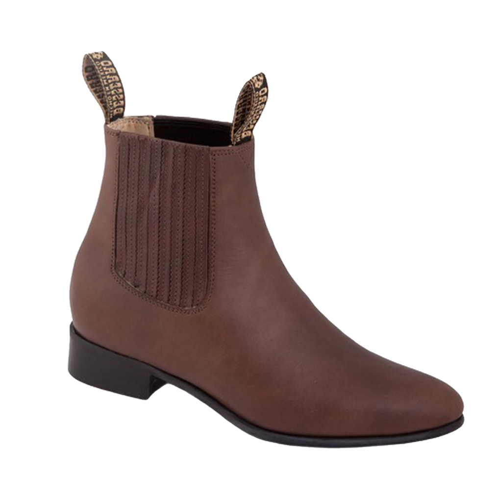 Image of El Besserro Botin Charro Grasso Leather color brown