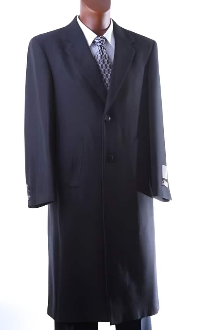 Luxury Wool Ankle Length Men's Overcoat