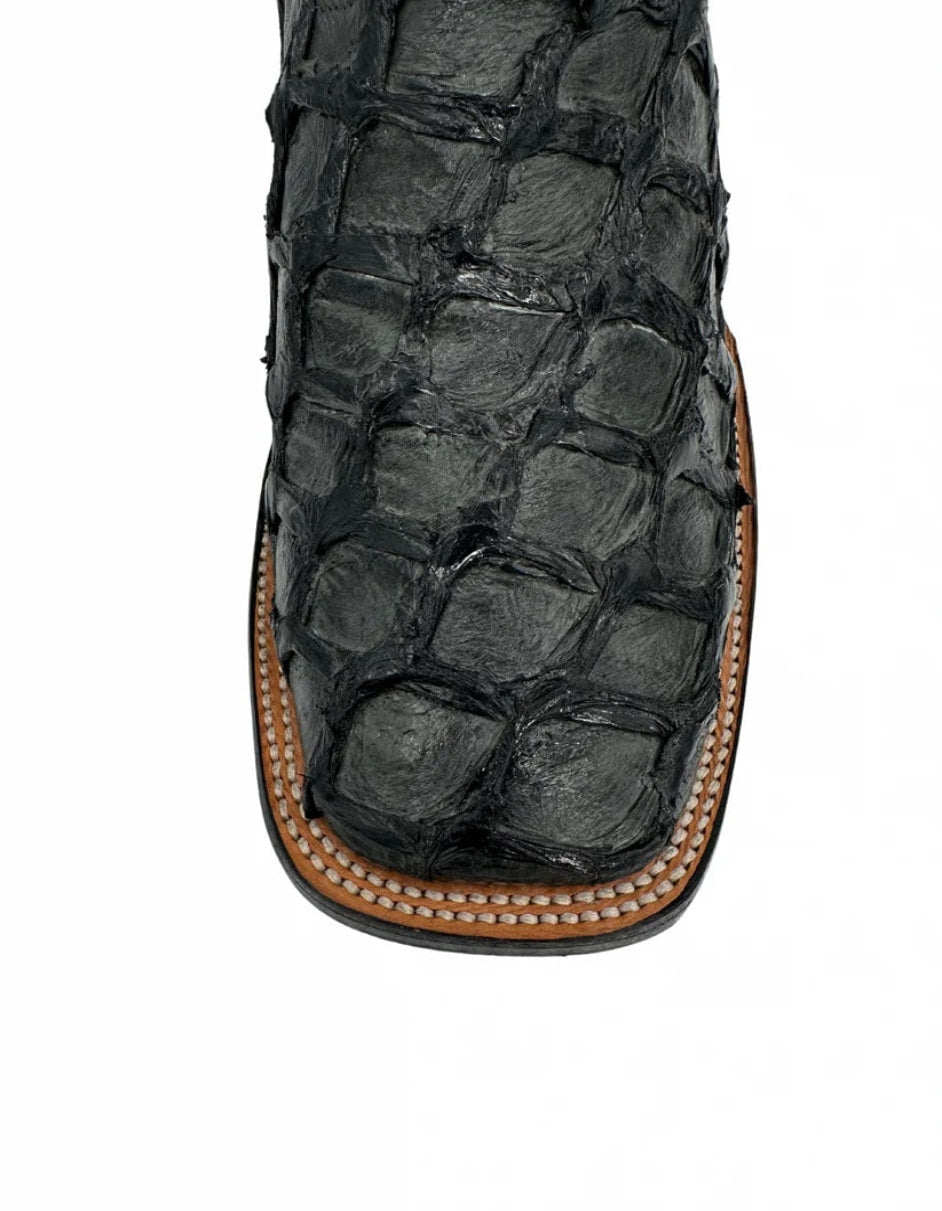 Men's Pirarucu Wide Square Toe Boot by Los Altos