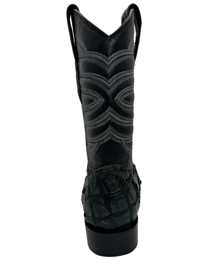 Men's Pirarucu Wide Square Toe Boot by Los Altos