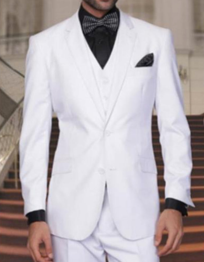 White Saturday Night Fever Disco Suit for Men