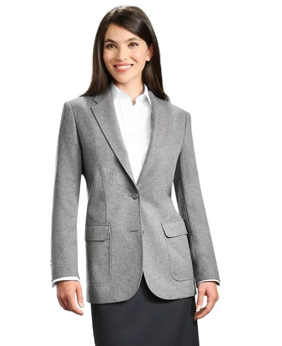 Neil Allyn Women's Grey Blazer Jacket